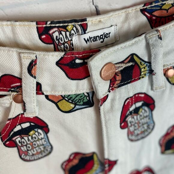 WRANGLER READ MY LIPS JEANS BARREL 652 HIGH RISE BARREL - HTF RARE SIZE 27 - Picture 5 of 14